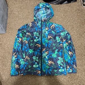 Columbia Blue and Green Floral Jacket